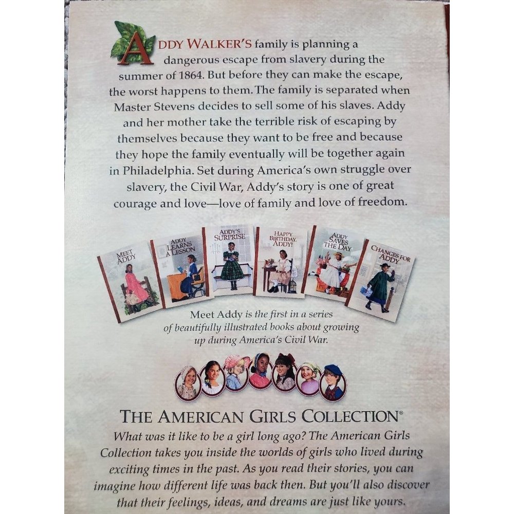 American Girl Book Meet Addy - Picture 3 of 3